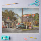 Papier Mousseline Station-service - Supergasolines de Shannon 1939 (Artisanat)