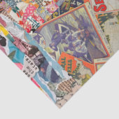 Papier Mousseline Statue de la Liberté Médias mixtes Collage Art (Détail)