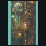 Papier Mousseline Steampunk<br><div class="desc">Un laboratoire industriel de steampunk</div>