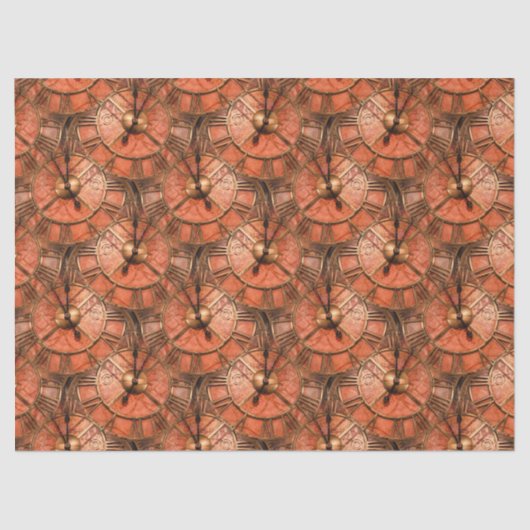 Papier Mousseline Steampunk 21 Tissu Papier (Recto)