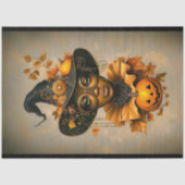 Papier Mousseline Steampunk African American Witch F6L Decoupage (Recto)