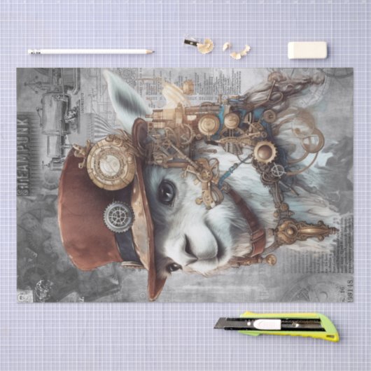 Papier Mousseline Steampunk Alpaca (Artisanat)