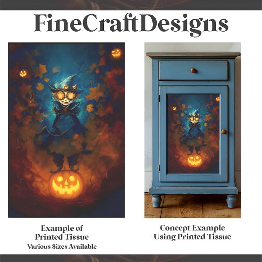 Papier Mousseline Steampunk Apprentice Sorcière / Assistant F5 Décou