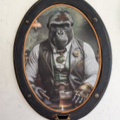 Papier Mousseline Steampunk Black Gorilla big boss