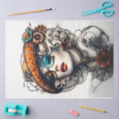 Papier Mousseline Steampunk Boho Adventurous Cassandrea Decoupage (Artisanat)