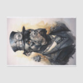 Papier Mousseline Steampunk Cane Corso 6 Papier découpage (Recto)