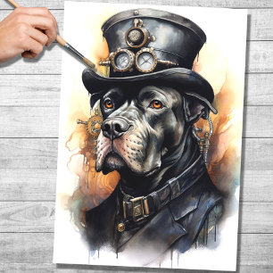 Papier Mousseline Steampunk Cane Corso 7 Papier de découpage