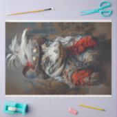 Papier Mousseline Steampunk Charming Alligator Decoupage (Artisanat)