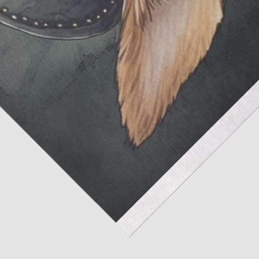 Papier Mousseline Steampunk Chihuahua 3 découpage papier (Détail)