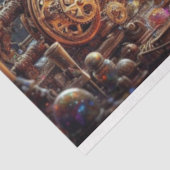 Papier Mousseline Steampunk Chipmunk Dream Mécanique Découpage (Détail)