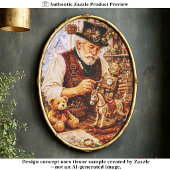 Papier Mousseline Steampunk Christmas Toy Workshop FV4 Decoupage