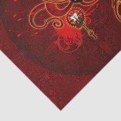 Papier Mousseline Steampunk, coeur cinglant (Détail)