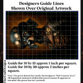 Papier Mousseline Steampunk Dachshund Wiener Portrait CR5 Découpage