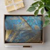 Papier Mousseline Steampunk Dragon Imaginaire Art Découpage Design (Cadeau)