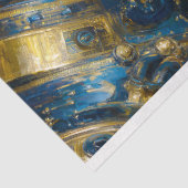 Papier Mousseline Steampunk Dragon Imaginaire Art Découpage Design (Détail)