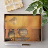 Papier Mousseline Steampunk - Dystopia - L'avant-poste (Cadeau)