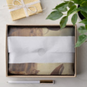 Papier Mousseline Steampunk femme Decoupage Papier (Cadeau)