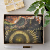 Papier Mousseline Steampunk Fractal Imaginaire belle femme (Cadeau)