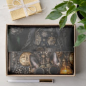 Papier Mousseline Steampunk German Shepherd, Alsacien BT5 Decoupage (Cadeau)