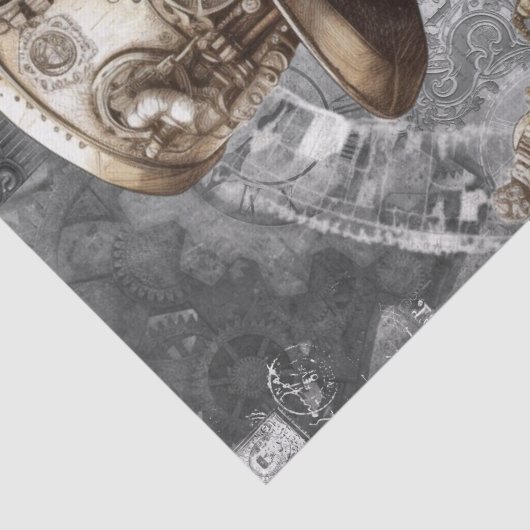 Papier Mousseline Steampunk Gorilla (Détail)