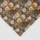 Papier Mousseline Steampunk Halloween délices (Détail)