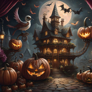 Papier Mousseline Steampunk Halloween the Burrows 2