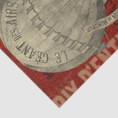 Papier Mousseline Steampunk Hot Air Ballon Ride Polices graphiques (Détail)