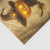 Papier Mousseline Steampunk Jack Lantern Femme Witch AB1 Découpage (Détail)