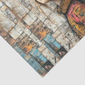 Papier Mousseline Steampunk Kids I (Détail)