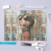 Papier Mousseline Steampunk Kids I (Artisanat)