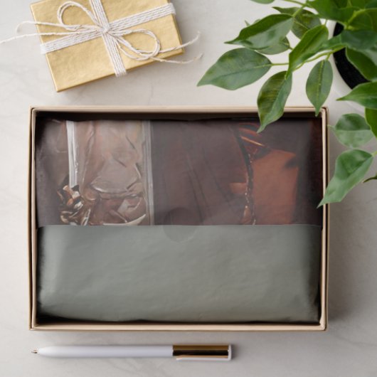 Papier Mousseline Steampunk Ladies Duo Gears and Grooves Decoupage (Cadeau)