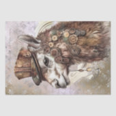 Papier Mousseline Steampunk Llama (Recto)