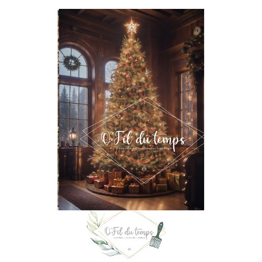 Papier Mousseline Steampunk magnanimous Christmas tree family room