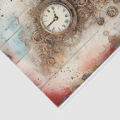 Papier Mousseline Steampunk Médias mixtes (Détail)