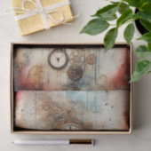Papier Mousseline Steampunk Médias mixtes (Cadeau)