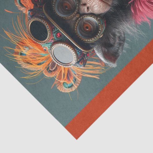 Papier Mousseline Steampunk Monkey Business (Détail)