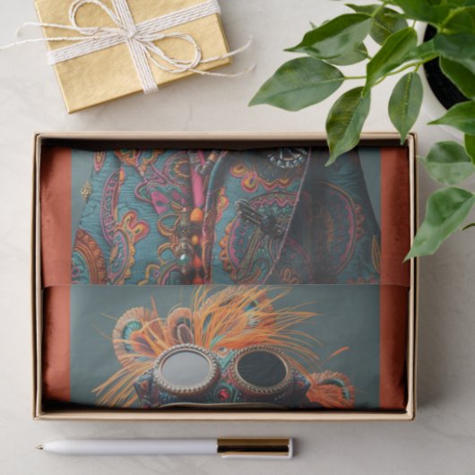 Papier Mousseline Steampunk Monkey Business (Cadeau)