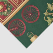 Papier Mousseline steampunk noël ornements papier tissu (Détail)