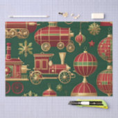 Papier Mousseline steampunk noël ornements papier tissu (Artisanat)