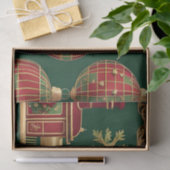 Papier Mousseline steampunk noël ornements papier tissu (Cadeau)