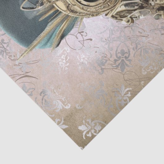 Papier Mousseline Steampunk Parrot (Détail)