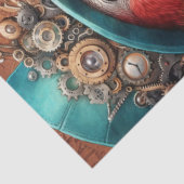 Papier Mousseline Steampunk Parrot (Détail)