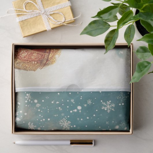 Papier Mousseline Steampunk Père Noël (Cadeau)