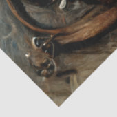 Papier Mousseline Steampunk Père Noël et son meilleur ami (Détail)