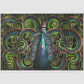 Papier Mousseline Steampunk - Plutôt un paon (Recto)