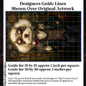 Papier Mousseline Steampunk Poodle Chien Boire Vin CP3 Découpage