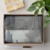 Papier Mousseline Steampunk Post Apocalyptic Cities Decoupage v9 (Cadeau)