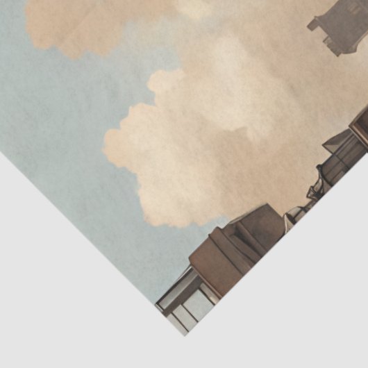 Papier Mousseline Steampunk Post Apocalyptic Cities v13 (Détail)