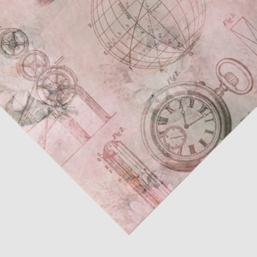 Papier Mousseline Steampunk Romance Series Design 4 (Détail)