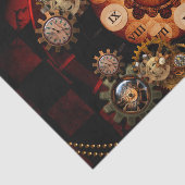 Papier Mousseline Steampunk, rouages merveilleux (Détail)